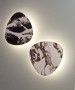 Aplica LED Alba Din Ceramica cu Lumina in Spate