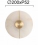 Aplica LED Aurie cu Piatra D200