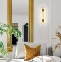 Aplica LED Aurie cu Piatra Dubla