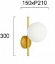 Aplica  Aurie Tip Glob 1xE14