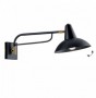 Aplica  Neagra cu Auriu Orientabila 1xE27