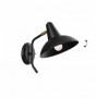 Aplica  Neagra cu Auriu Conica Orientabila 1xE27