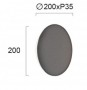Aplica LED  Antracit Rotunda 5W