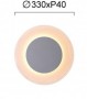 Aplica LED  Alb, Rotunda 7W