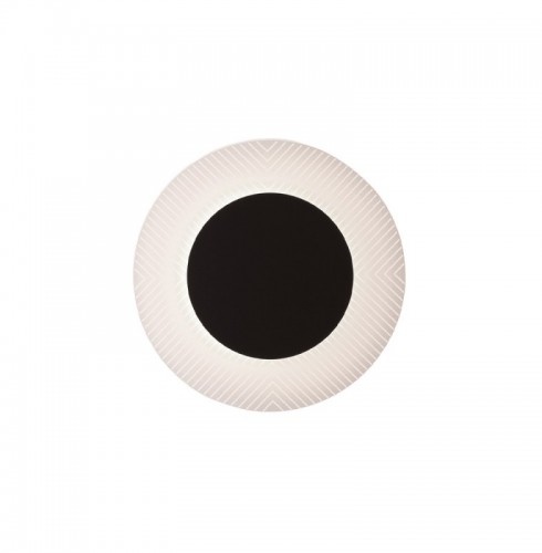 Aplica LED  Neagra Rotunda 7W
