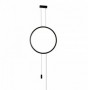 Aplica LED  Neagra, Rotunda 21W