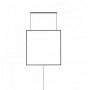Aplica LED  Neagra, Patrata 28W
