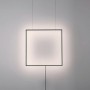 Aplica LED  Neagra, Patrata 28W