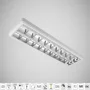 Corp de iluminat cu 2 neoane LED 120cm 2X18W 6000K sau 4000K
