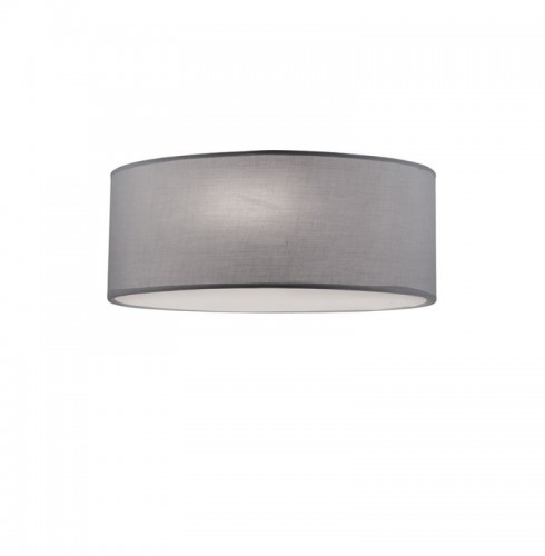 Plafoniera Rotunda Gri cu Dulie 3xE14