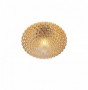 Plafoniera Rotunda cu Sticla Aurie 1xE27