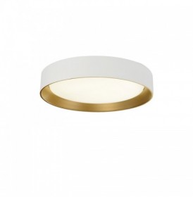Plafoniera LED Alba cu Interior Auriu 24W