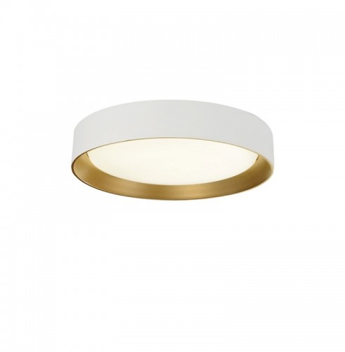 Plafoniera LED Alba cu Interior Auriu 24W