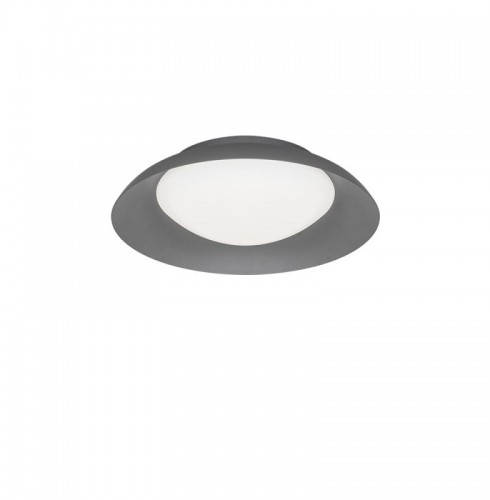 Plafoniera LED Rotunda Gri 12W 3000K