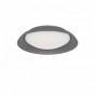 Plafoniera LED Rotunda Gri 23W 3000K