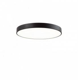 Plafoniera LED Rotunda Neagra, CCT 30W