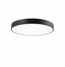 Plafoniera LED Rotunda Neagra, CCT 40W