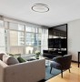 Plafoniera LED  Alb cu Negru 45W, 3000K