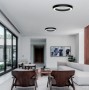 Plafoniera LED Rotunda Neagra 38W