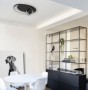 Plafoniera LED Rotunda Neagra cu Doua Spoturi Cilindrice 61W