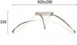 Plafoniera LED  Gri 51W