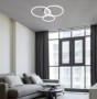 Plafoniera LED  Alba cu 3 Cercuri 27W