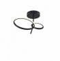 Plafoniera  LED Neagra Rotunda 25W