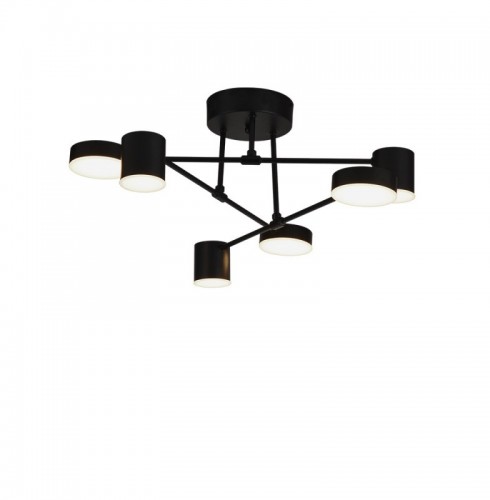 Plafoniera  LED Neagra Rotunda 30W UGR23
