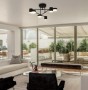 Plafoniera  LED Neagra Rotunda 30W UGR23