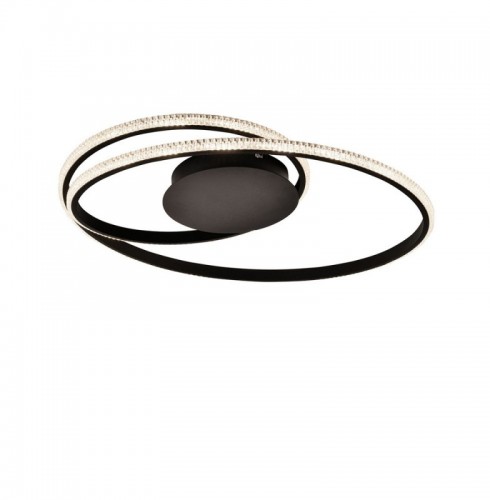 Plafoniera  LED Neagra 41W D570mm