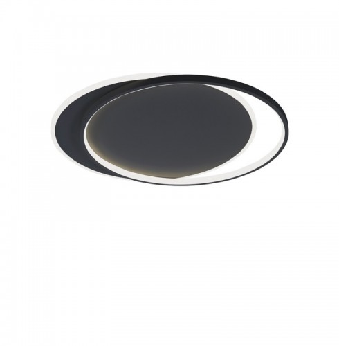 Plafoniera  LED Rotunda Neagra 43W