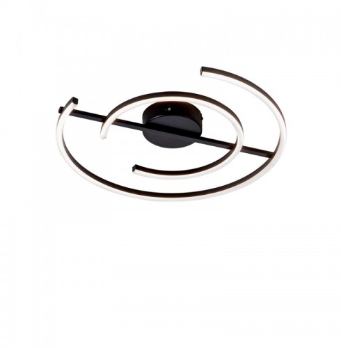 Plafoniera  LED Rotunda Neagra 27W