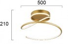 Plafoniera  LED Aurie 27W