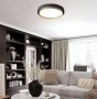 Plafoniera  LED Neagra 40W