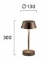 Lampa  Maro cu Baterie, Dimabila, 4W, 3000K
