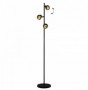 Lampadar  Negru si Auriu cu Dulie 3xGU10