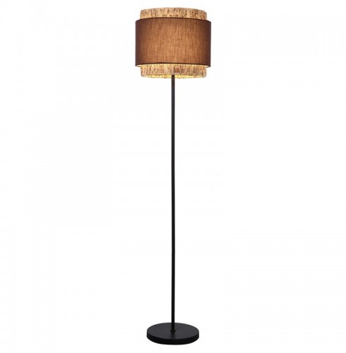 Lampadar  Negru Material Cu Dulie  1xE27