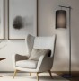 Lampadar  Negru, Suspendat, Cilndric 1xE27