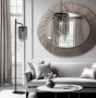 Lampadar  Negru cu Cristale 1xE14