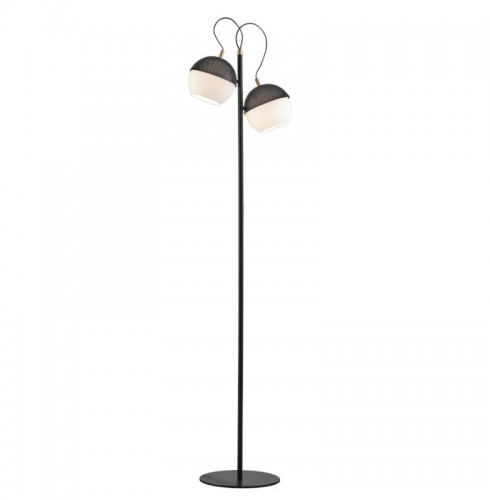 Lampadar  Negru, Tip Glob 2xE27