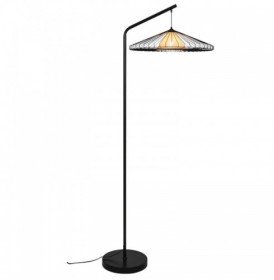 Lampadar  Negru, Suspendat cu Dulie 1xE27