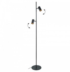Lampadar  Negru, Tip Spot cu Dulie 2xGU10