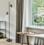 Lampadar  Negru, Tip Spot cu Dulie 2xGU10
