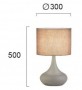 Lampa  Gri cu Panza 1xE14 D300mm