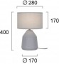 Lampa  Gri din Ceramica 1xE27