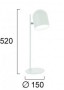 Lampa  Alba, din Aluminiu, Orientabila 1xE27