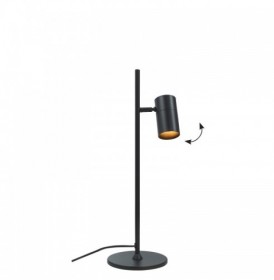 Lampa  Neagra, din Aluminiu, Orientabila 1xGU10