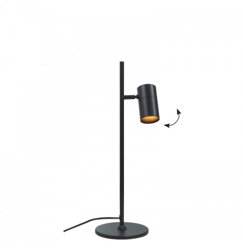 Lampa  Neagra, din Aluminiu, Orientabila 1xGU10