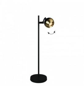 Lampa  Aurie cu Negru, Rotunda, Orientabila 1xE27