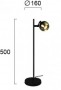 Lampa  Aurie cu Negru, Rotunda, Orientabila 1xE27